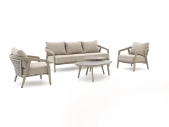Manifesto Caldarola Sessel-Sofa Lounge-Set 5-teilig 5-Sitzer