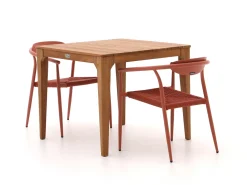 Manifesto Cavone/Bruca 90 cm Gartenmöbel-Set 3-teilig stapelbar