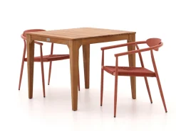 Manifesto Cavone/Bruca 90 cm Gartenmöbel-Set 3-teilig stapelbar