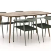 Manifesto Cavone/ROUGH-K 160 cm Gartenmöbel-Set 5-teilig stapelbar