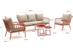 Manifesto Celante/Pito Sessel-Sofa Lounge-Set 6-teilig