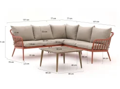Manifesto Celante/ROUGH-K Ecklounge-Set 4-teilig