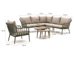Manifesto Celante/ROUGH-K Ecklounge-Set 6-teilig