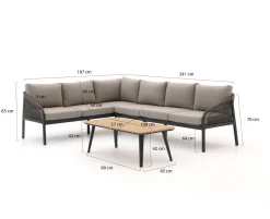 Manifesto Copparo Ecklounge-Set 3-teilig