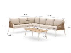 Manifesto Copparo Ecklounge-Set 3-teilig