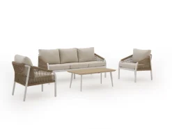 Manifesto Copparo Sessel-Sofa Lounge-Set 4-teilig