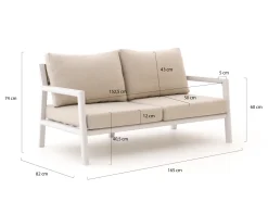 Manifesto Corsano Gartensofa 2-Sitzer 165 cm
