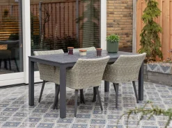 Manifesto Matese/Menzano 160 cm Gartenmöbel-Set 5-teilig