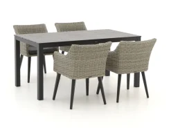 Manifesto Matese/Menzano 160 cm Gartenmöbel-Set 5-teilig