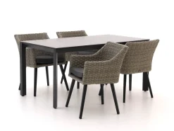 Manifesto Matese/Sestino 160 cm Gartenmöbel-Set 5-Teilig