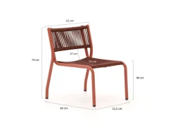 Manifesto Misurina/Salemi Lounge Balkon-Set 3-teilig stapelbar