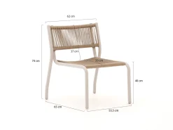 Manifesto Misurina/Salemi Lounge Balkon-Set 3-teilig stapelbar