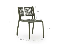 Manifesto Misurina/Sora ø 127 cm Gartenmöbel-Set 5-teilig