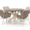 Manifesto Novara/ROUGH-Y ø 120 cm Gartenmöbel-Set 5-teilig