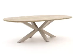 Manifesto Novara/ROUGH-Y Ellips 240 cm Gartenmöbel-Set 9-teilig