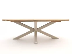 Manifesto Novara/ROUGH-Y Ellips 200 cm Gartenmöbel-Set 5-teilig