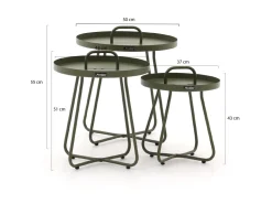 Manifesto Pito Beistelltisch Outdoor-Set 3-teilig