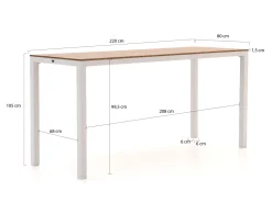 Manifesto Rivola/Fidenza 150 cm Gartenbar-Set 5-teilig