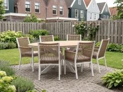 Manifesto Rivola/Fidenza 180 cm Gartenmöbel-Set 7-teilig