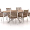Manifesto Rivola/Fidenza 220 cm oval Gartenmöbel-Set 7-teilig