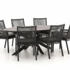 Manifesto Rivola/Fidenza ovaal 220cm dining tuinset 7-delig