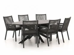 Manifesto Rivola/Fidenza ovaal 220cm dining tuinset 7-delig