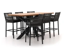 Manifesto Rivola/Induno Dänisch oval 220 cm Gartenbar-Set 7-teilig