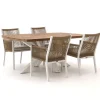 Manifesto Rivola/Induno dänisch oval 180 cm Gartenmöbel-Set 5-teilig