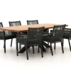 Manifesto Rivola/Induno Dänisch oval 220 cm Gartenmöbel-Set 7-teilig
