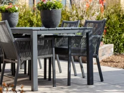 Manifesto Rivola/Induno Dänisch oval 240 cm Gartenmöbel-Set 7-teilig