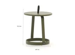 Manifesto Salemi Beistelltisch ø 47 (h:52,5 cm)