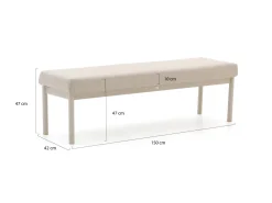 Manifesto San Teodoro Dining Lounge Picknickbank 151 cm