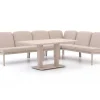 Manifesto San Teodoro/Usini 140 cm Dining Ecklounge-Set 5-teilig verstellbar