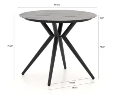 Manifesto Sora Gartentisch ø 90 (h:75 cm)