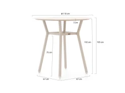 Manifesto Tritoni Bartisch ø 110cm (h:105 cm)