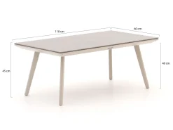 Manifesto Valsecca Loungetisch 110x60x45 cm