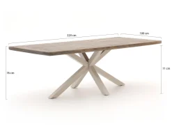 Manifesto Valsecca/Montorio 220cm dining tuinset 7-delig