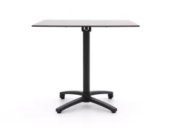 Manifesto Villongo/Canzo 80 cm Gartenmöbel-Set 5-teilig Stapelbar inklapbaar