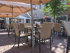Manifesto Villongo/Canzo 80 cm Gartenmöbel-Set 5-teilig Stapelbar inklapbaar