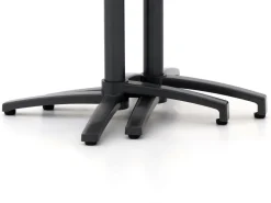 Manifesto Villongo/Canzo 80 cm Gartenmöbel-Set 5-teilig Stapelbar inklapbaar