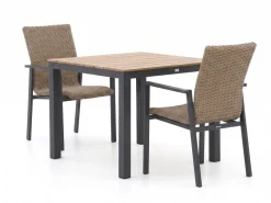 Manifesto Villongo/Fidenza 90 cm Gartenmöbel-Set 3-teilig stapelbar