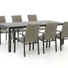 Manifesto Villongo/Menzano 220 cm Gartenmöbel-Set 7-teilig stapelbar