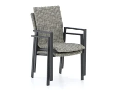 Manifesto Villongo/Menzano 220 cm Gartenmöbel-Set 7-teilig stapelbar