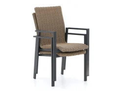 Manifesto Villongo/ROUGH-S 220 cm Gartenmöbel-Set 7-teilig stapelbar