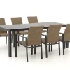 Manifesto Villongo/ROUGH-S 220 cm Gartenmöbel-Set 7-teilig stapelbar
