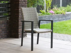 Manifesto Villongo/Sestino 160 cm Gartenmöbel-Set 5-teilig stapelbar
