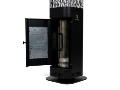Monti HeatLine Blaze Pellet Heizstrahler 26x26x95 cm