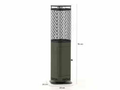 Monti HeatLine Blaze Pellet Heizstrahler 26x26x95 cm
