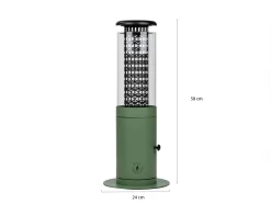 Monti HeatLine Ember Pellet Heizstrahler ø 24 cm (h: 58 cm)