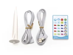 New Garden Cuby Solar-Außenlampe LED aufladbar dimmbar 43x43 cm